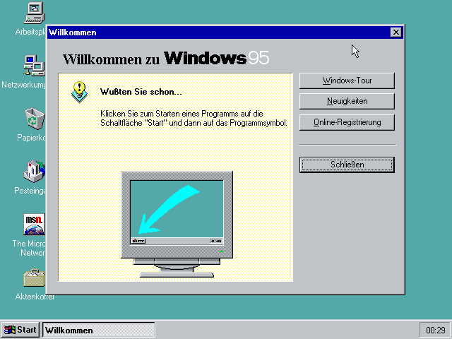 File:Windows95.499DE.firstboot.png