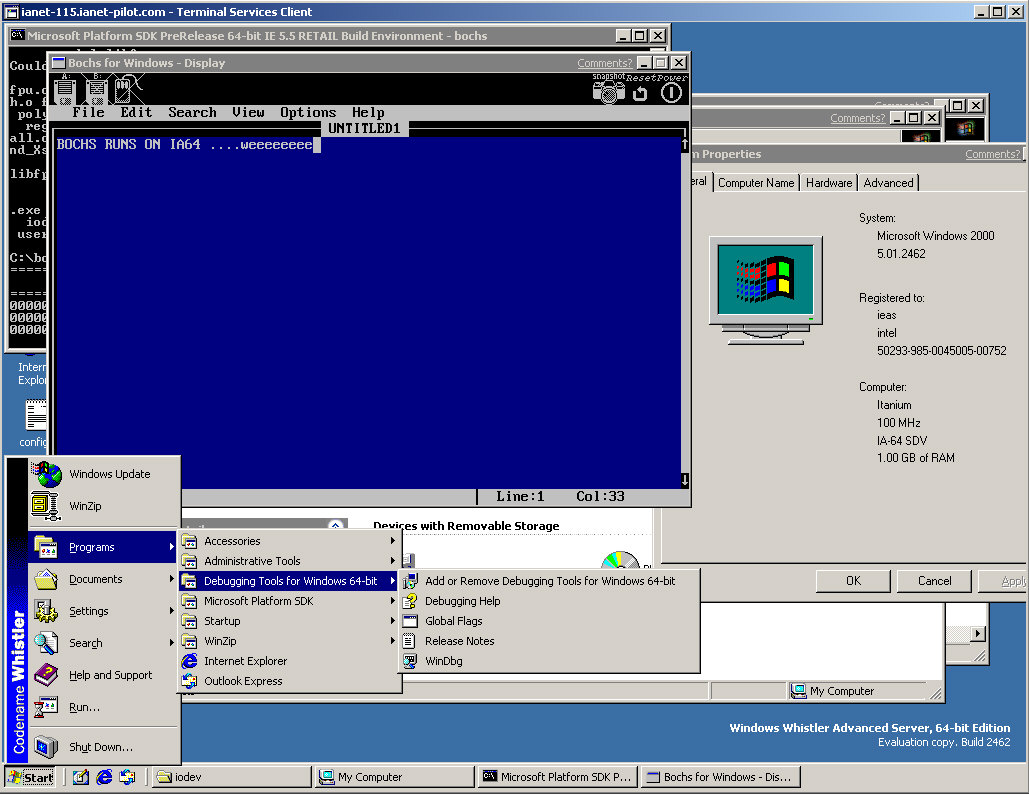 faktum Svarende til cirkulation Windows Server 2003 build 2462 (main.010315-1720) - BetaWiki