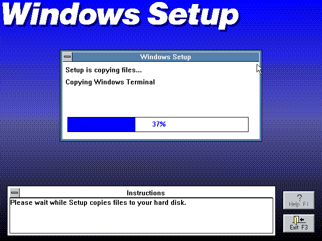 File:Windows 3.0 RC12 Setup Copying Files.png