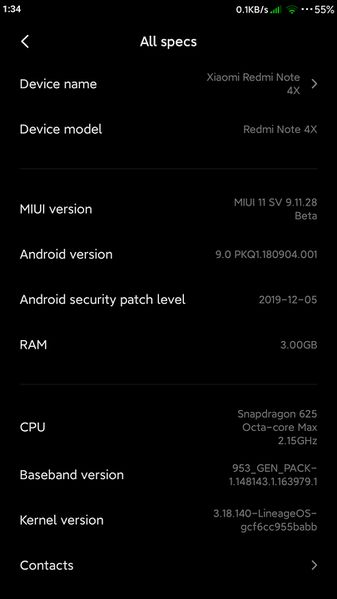 File:Screenshot of android 9 version on xiaomi.jpeg