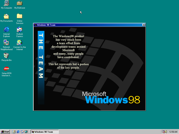 Windows 98 - Betawiki