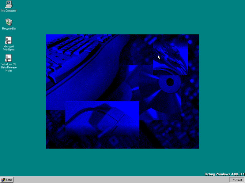 File:Windows95-4.0.314-CheckedDebug-Desktop.png