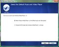 Windows Media Player setup - Defaults