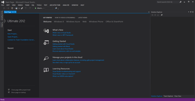 Visual Studio 2012 - BetaWiki