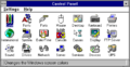 Control Panel in Windows NT 3.51
