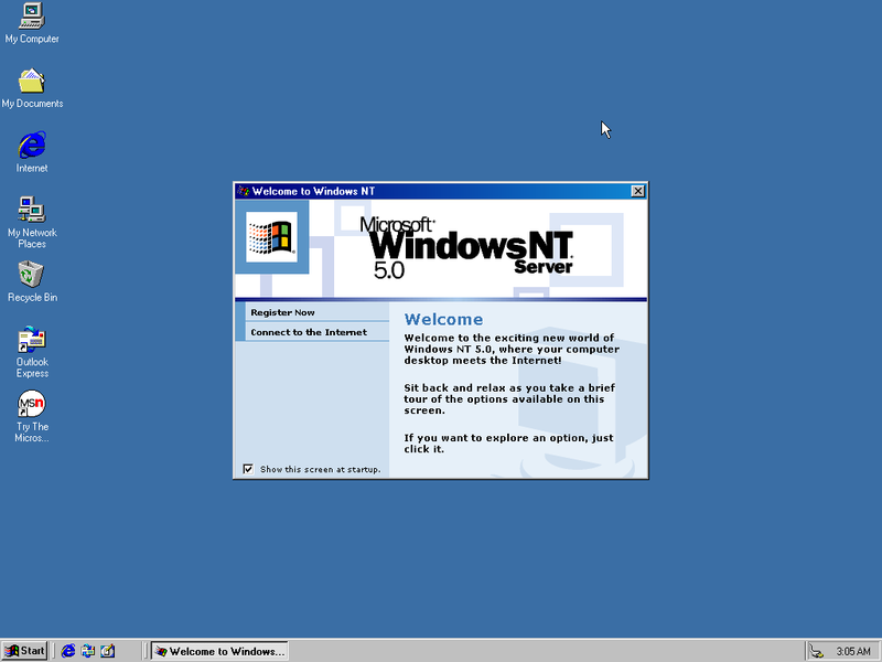 File:Windows2000-5.0.1814-FirstBoot.png