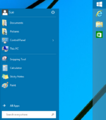 Floating Start menu bug