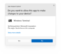 Signed app prompt in Windows 11 (light theme)