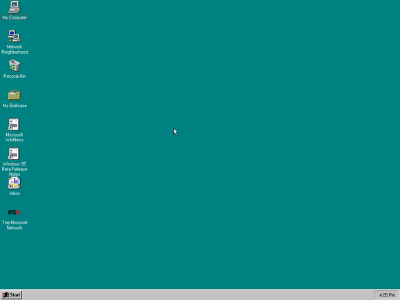 Windows 95 Build 345 - Betawiki