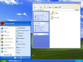 Start panel in Windows XP