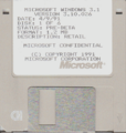 Installation disk 1