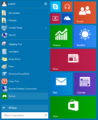 Start menu