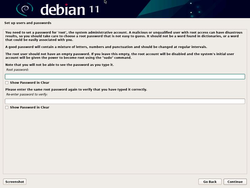 File:Debian 11 root password.png