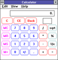 Calculator in the Standard mode