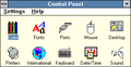 Control Panel in Windows 3.0