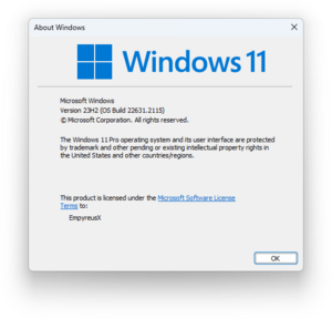 windows 11 os build 22631