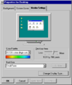 Desktop Properties - Monitor Settings