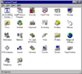 Control Panel in Windows NT 4.0 Workstation