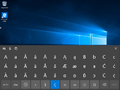 Touch keyboard - Accented characters