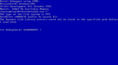 Blue screen of death - BetaWiki