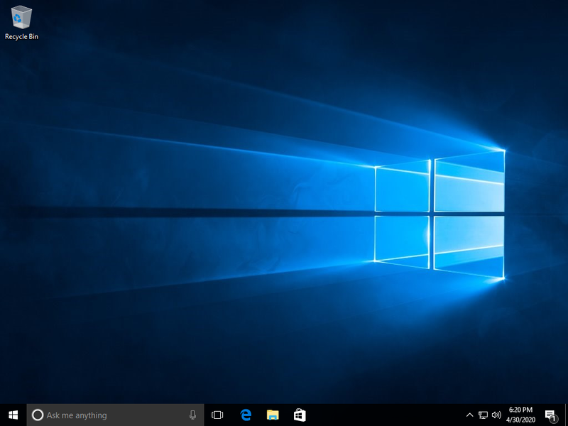 File:Windows 10 1607 Desktop.png
