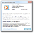 Windows Media Player (About)