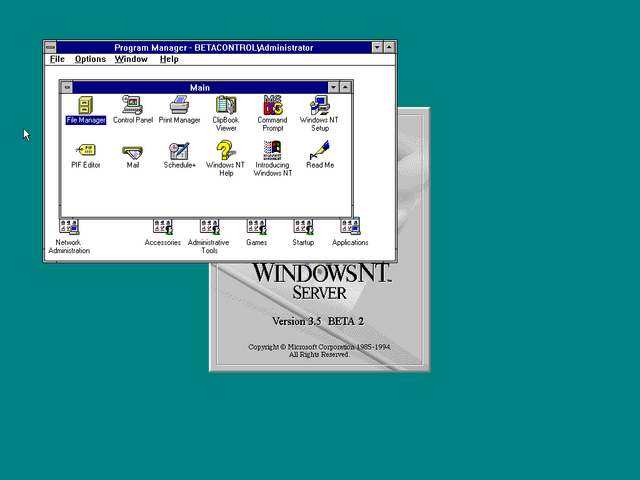 Windows NT 3.5 build 683 - BetaWiki