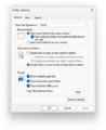 Folder Options