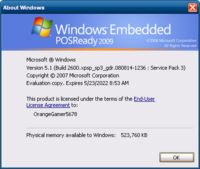 Как установить windows embedded posready 2009