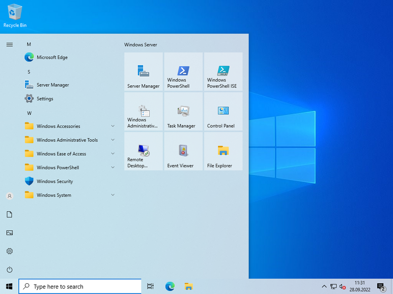 File:Windows-Server-2022-build-20348.169-Start-Menu-Light-Mode.png