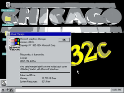 Операционные системы windows 95 chicago появилась 24 августа принципиальным отличием