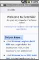 Browser on BetaWiki.