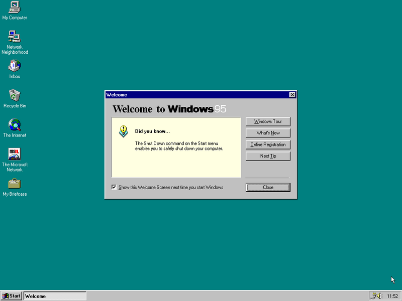 File:Windows95-4.0.950r7-FirstBoot.png