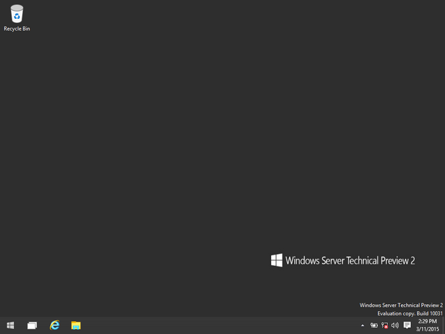 Windows Server 2016 build 10031 - BetaWiki