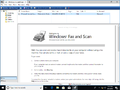 Sets title bar on Windows Fax and Scan