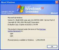 Windows xp embedded что это