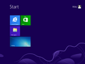 Start screen