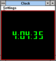 Clock in Digital mode