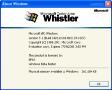 Windows XP Build 2428 - BetaWiki