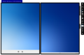 Emulator UI, in this case running Windows 10X build 19578