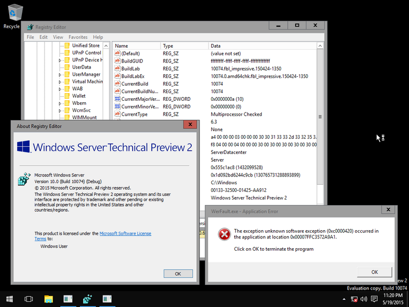 File:Windows-Server-build-10074-Debug-version.png