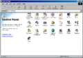 Control Panel in Windows 98