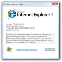 Internet Explorer 7 - BetaWiki