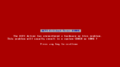 ACPI error (Red screen of death)