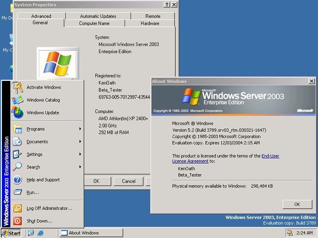 Windows Server 2003 build 3789 - BetaWiki