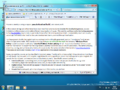 Internet Explorer, with pseudolocalization intro document open