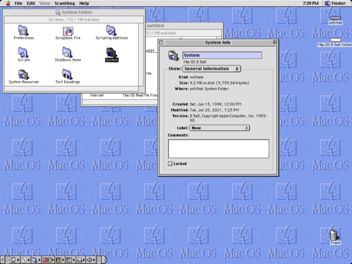 Mac OS 8.5a8 - BetaWiki