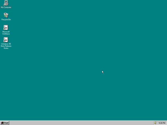 Windows 95 build 224 - BetaWiki