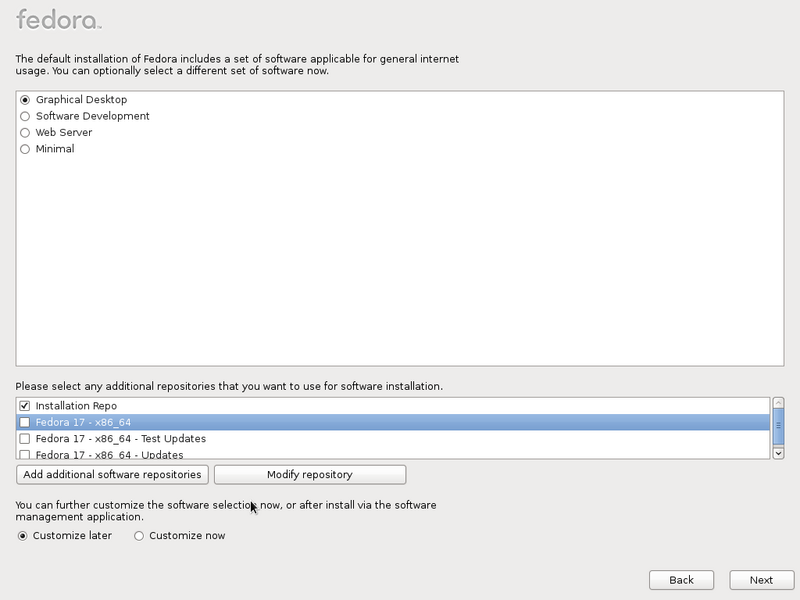 File:Fedora 17 beta rc1 default installation customize.png