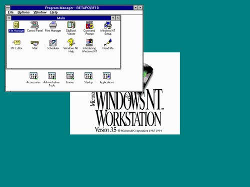 Windows NT 3.5 build 782 - BetaWiki